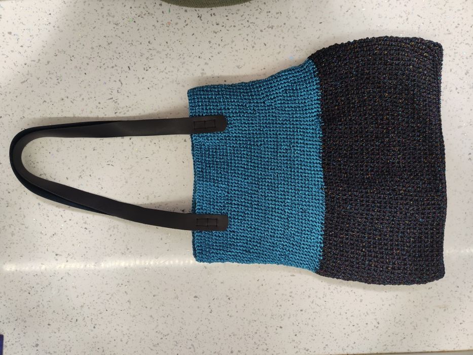 Geantă umăr croșetată