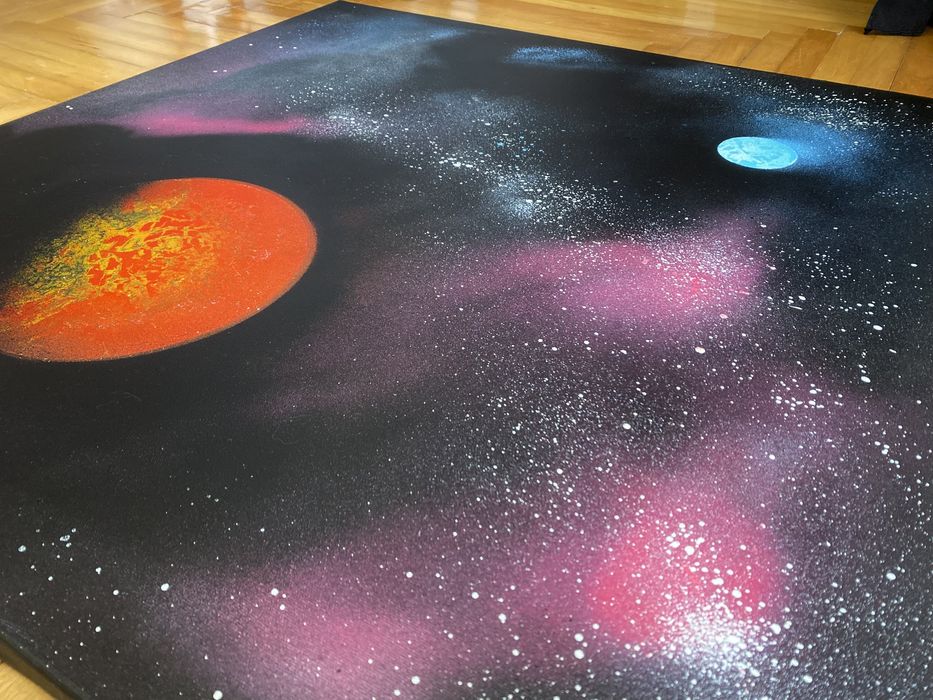 Tablou pictura pe panza 1x1m