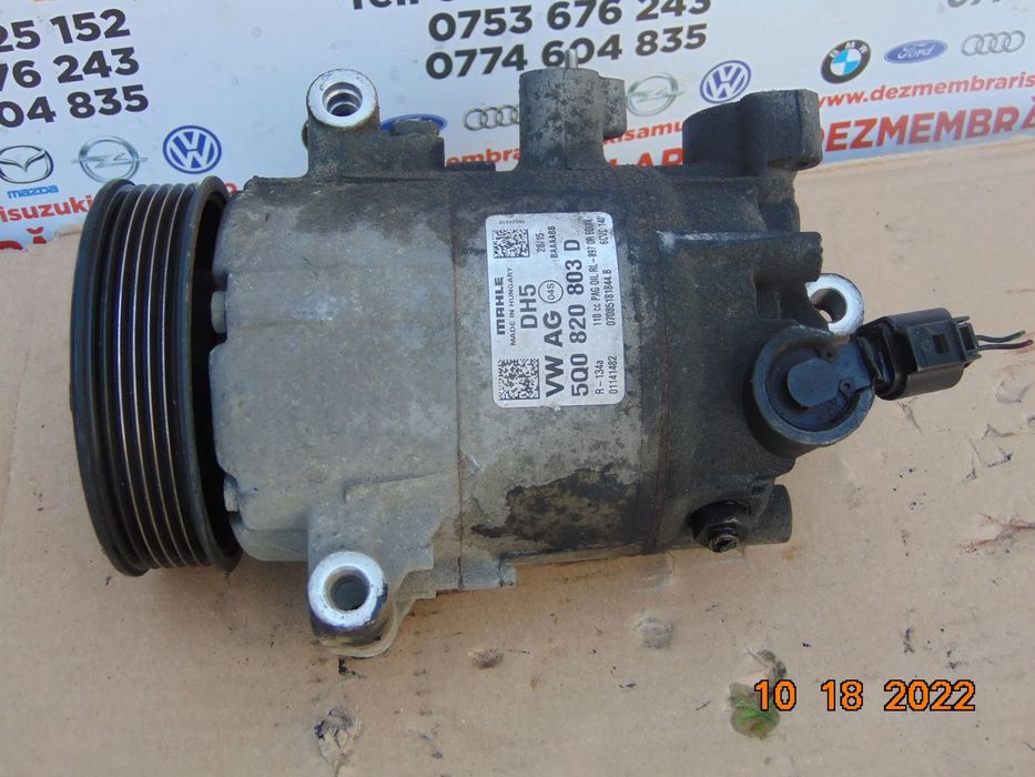 Compresor clima VW polo 6R 1.4tdi 1.2 Seat Ibiza Toledo Skoda fabia 3 Audi a1 1.6tdi golf 7 golf 6