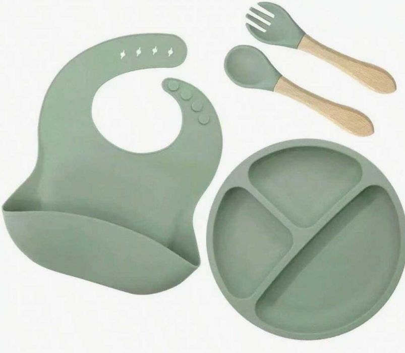 Set de hrănire bebelusi silicon