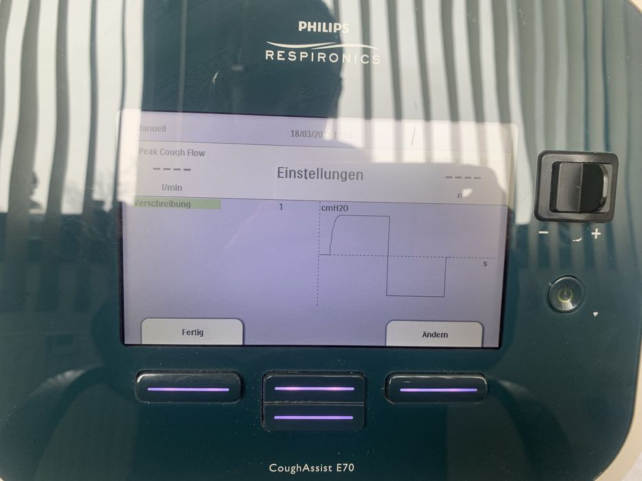 CoughAssist t70 philips respironics ventilator