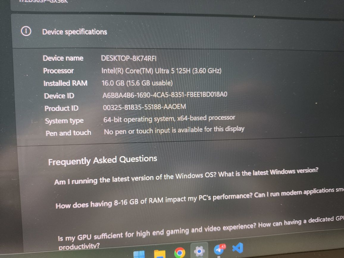 LG Gram 17 2k 144hz 16gb 256 Core Ultra 125h Ноутбук Noutbuk