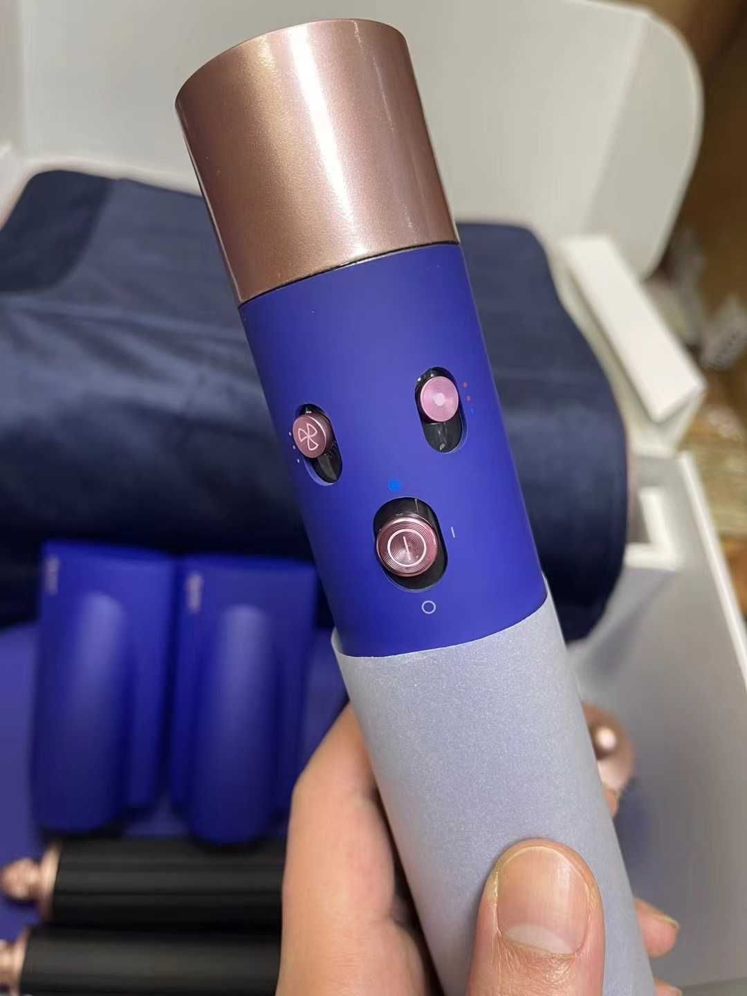 Маша Multistyler Dyson Airwrap Complete Long HS05, Син / Розов
