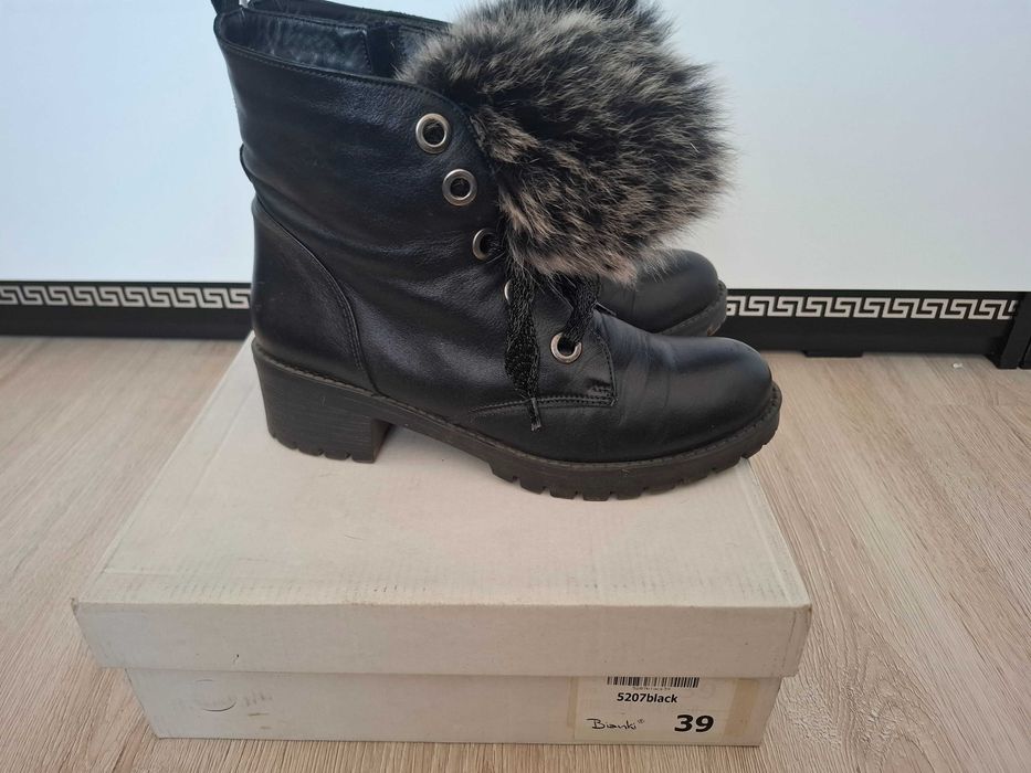 Боти естествена кожа Bianki