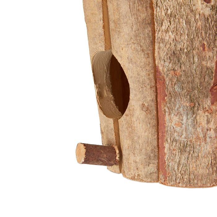 Casuta decorativa pentru pasari lemn confectionata manual 36 x 22 cm