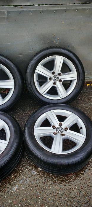 Jante R16 Vw 5x112 cu anvelope vara noi 205/55R16