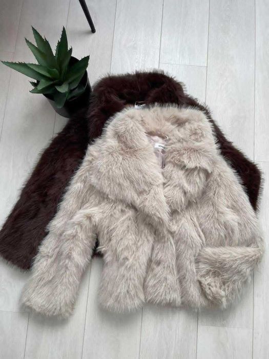 Дамско пухено палто