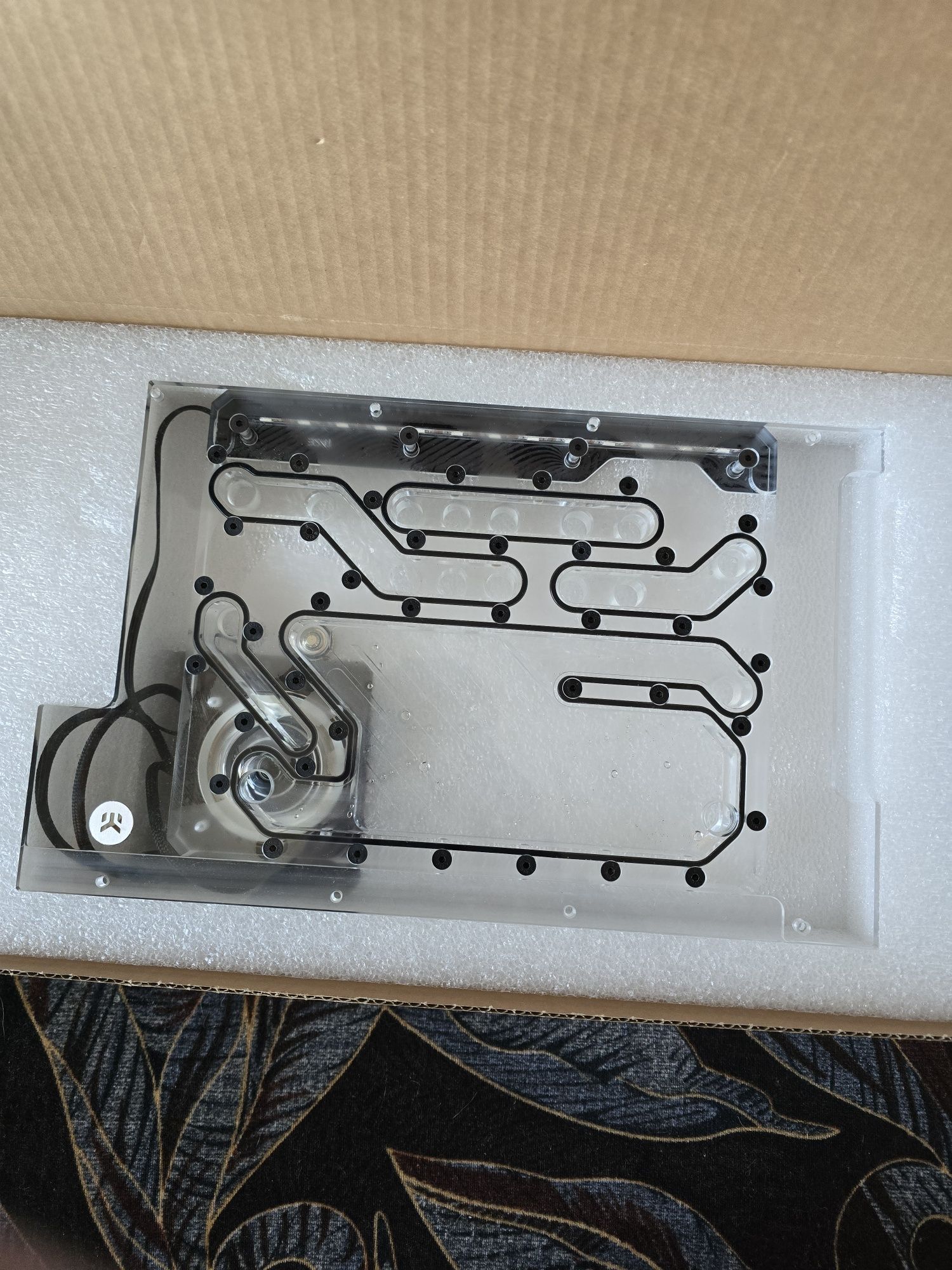 Distro plate EK-Quantum Reflection PC-O11D Mini D5 PWM D-RGB - Plexi
