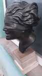 Statueta veche metalica - doamna dreptatii - semnata P. Uccello