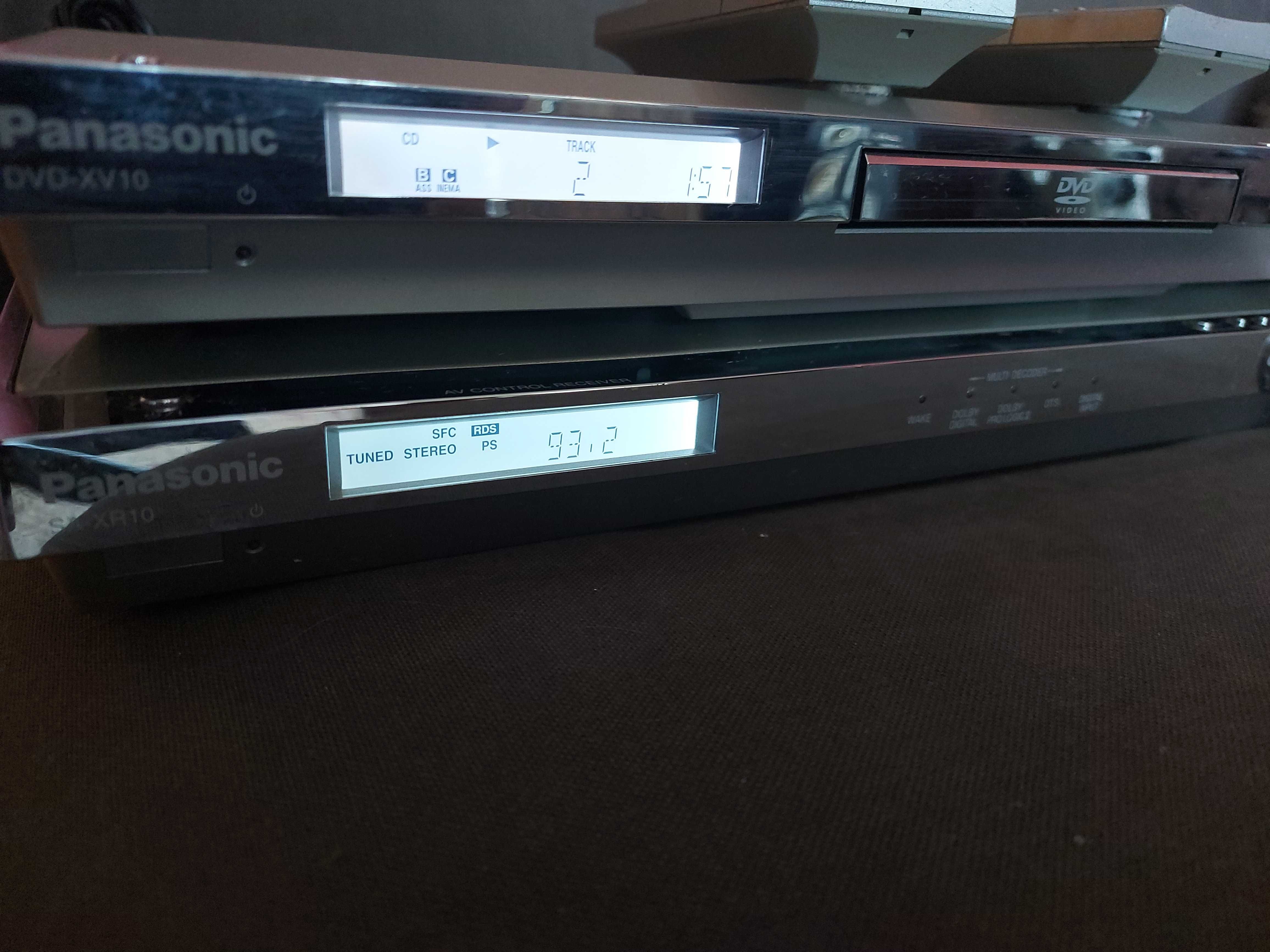 Panasonic SA-XR10 AV Control Receiver + Panasonic DVD XV-10