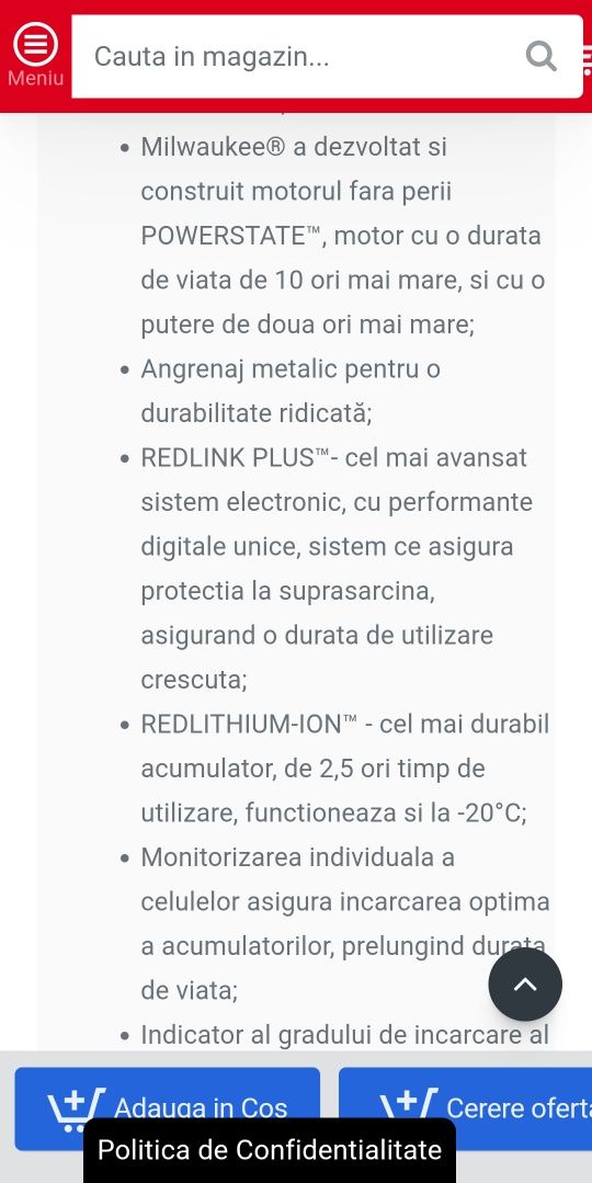 Milwaukee m18 desface Roții lejer,în Stare foarte bună de funcționare