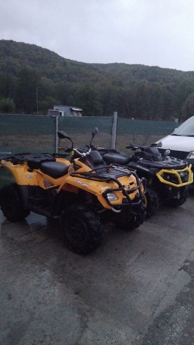 Vând sau schimb  atv can-am outlander 2008 800cc 72cp varianta lunga