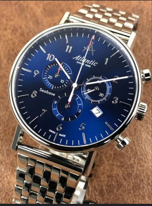 Щвейцарские часы Atlantic seabase оригинал 100%