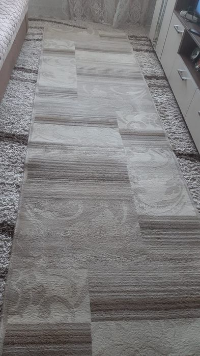 Дорожка шерстяная бежевого цвета