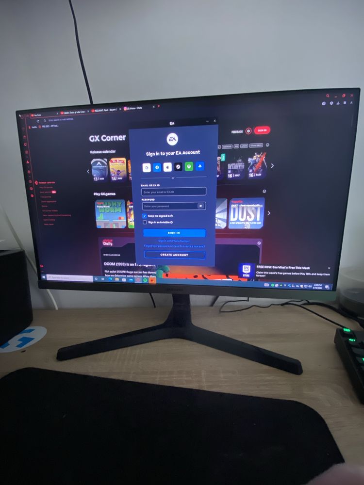 Monitor SAMSUNG LED 24” 75Hz