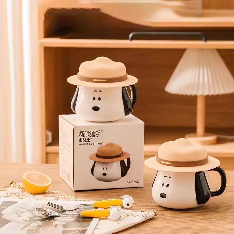 Бокал, Керамическая Кружка Snoopy  500 мл