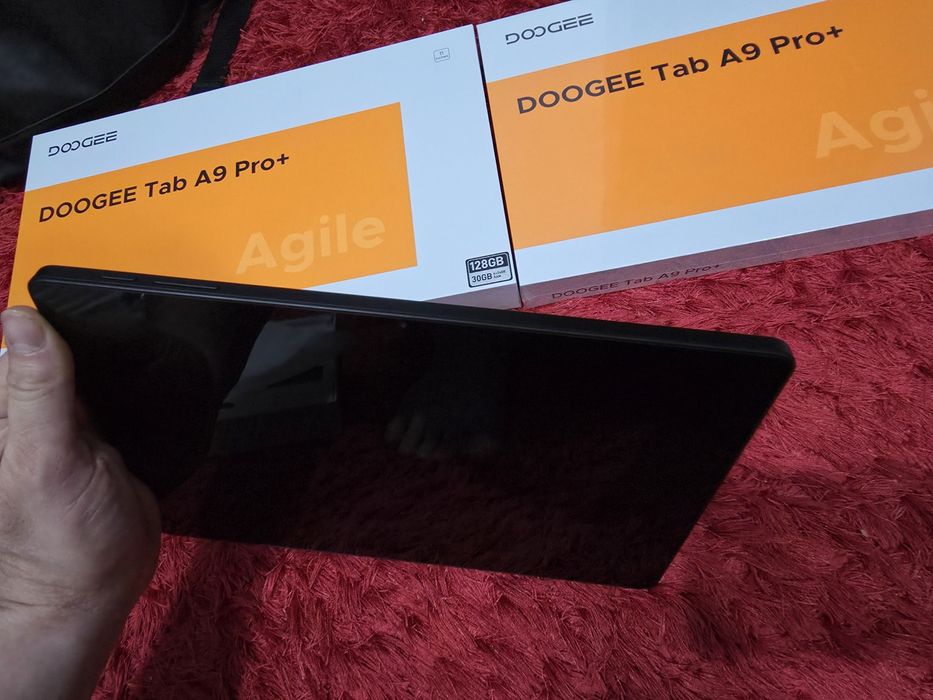 -Doogee Tab A9Pro Plus, Nou, 128Gb, 6Ram+24 extins, Negru, 0 cicluri i