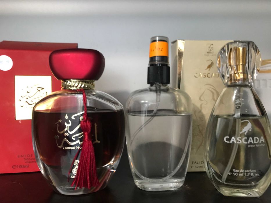 Лот от 3 броя дамски парфюма-ползвани