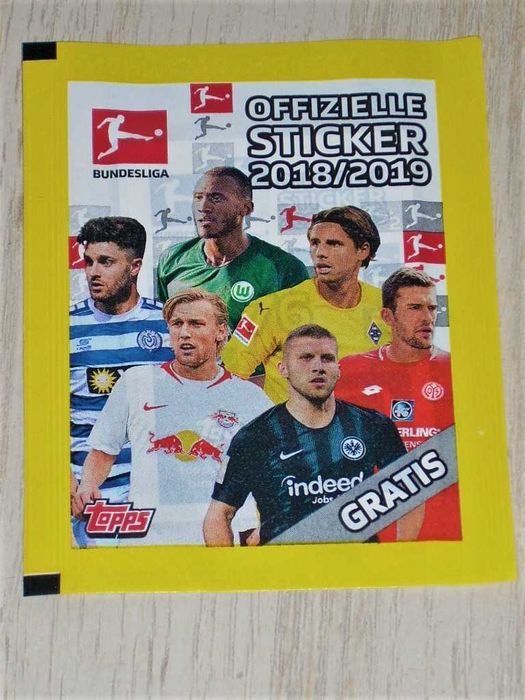 Пакети със стикери TOPPS FUSSBALL BUNDESLIGA  2018/19 от Бундеслигата