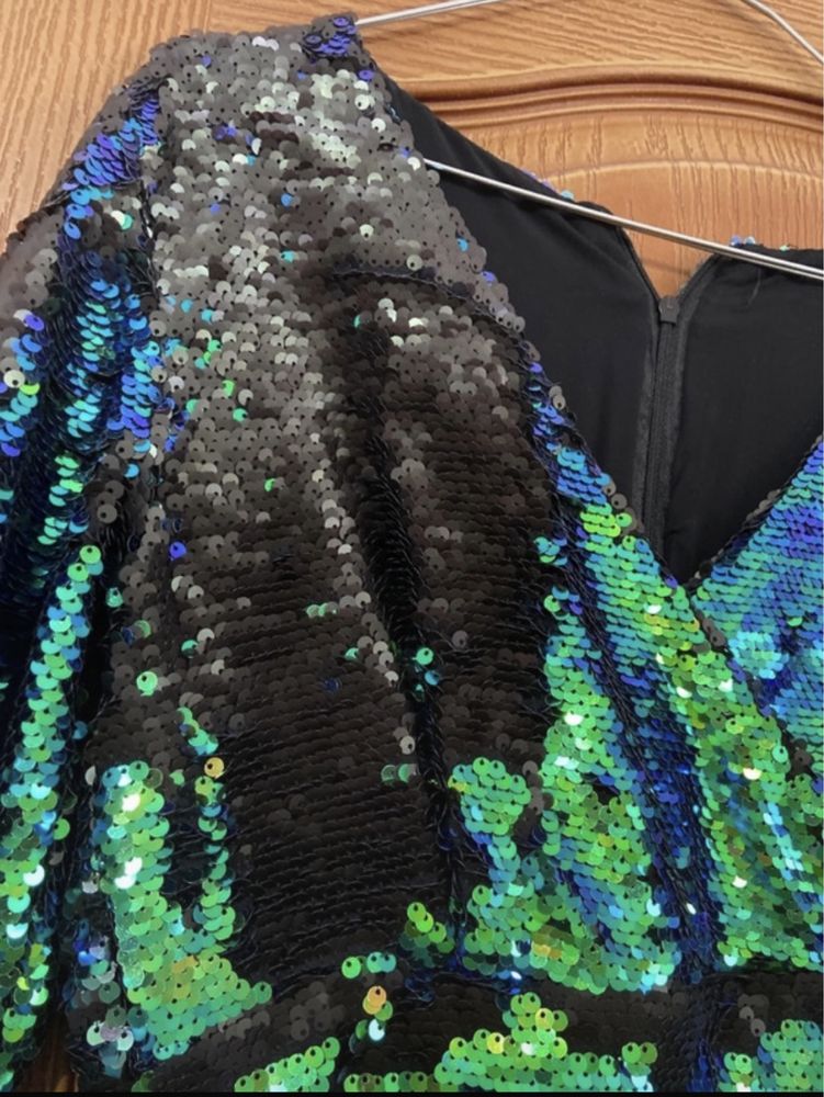 Rochie din paiete cu 2 fete