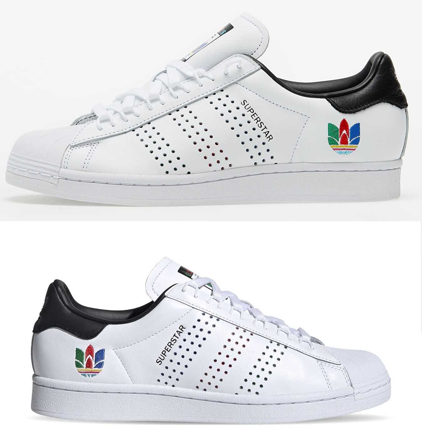 2бр. 28.5 Маратонки Adidas Superstar Multicolor и Hi-Tec Silver Shadow