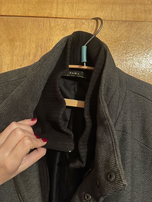 Пальто утепленное мужское zara XL 52 54