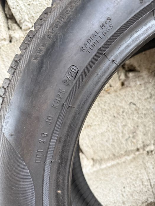 215 55 17 Pirelli M+S dot 2020, stare foarte bună!