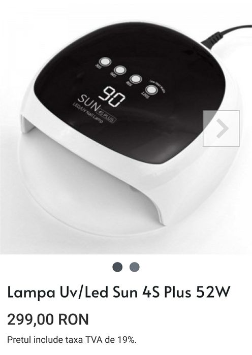 Lampa uv led sun 4s plus 52 w