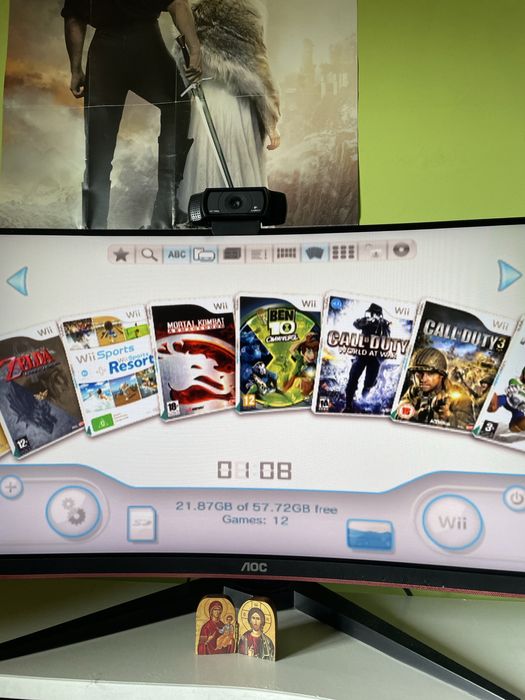 Nintendo Wii Ca nou cu Jocuri pachet complet