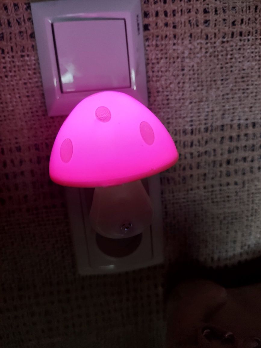 Новый ночник грибы с датчиком на свет