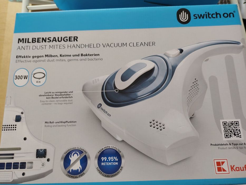 Нова!!! Прахосмукачка против акари, бактерии с UV лампа