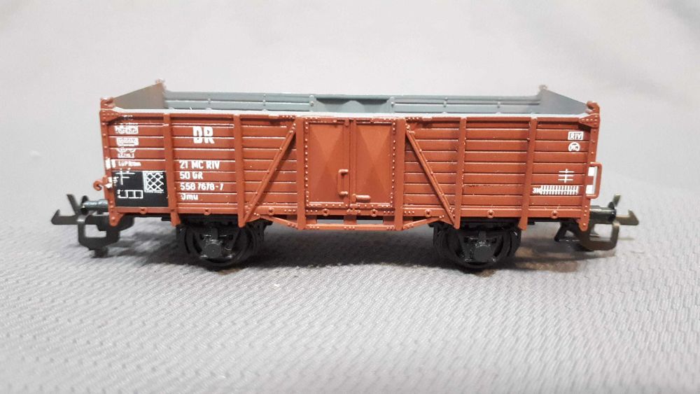 Vagon marfa trenulet electric 12mm, (TT, 1:120), in stare foarte buna