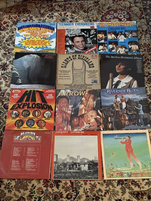 Colectie 105 discuri vinil vinyl nu cd lot