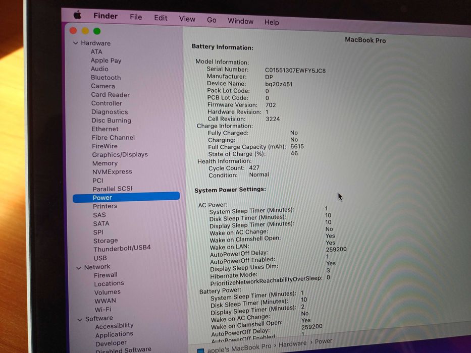 13'Macbook Pro Retina 2015 i5/256GB/8GB Ram A1502 лаптоп