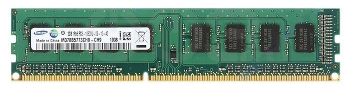 Samsung M378B5773CH0-CH9 2GB, DDR3, 1.5V 10600 МБ/с/ Тайминги 9-9-9/ 1