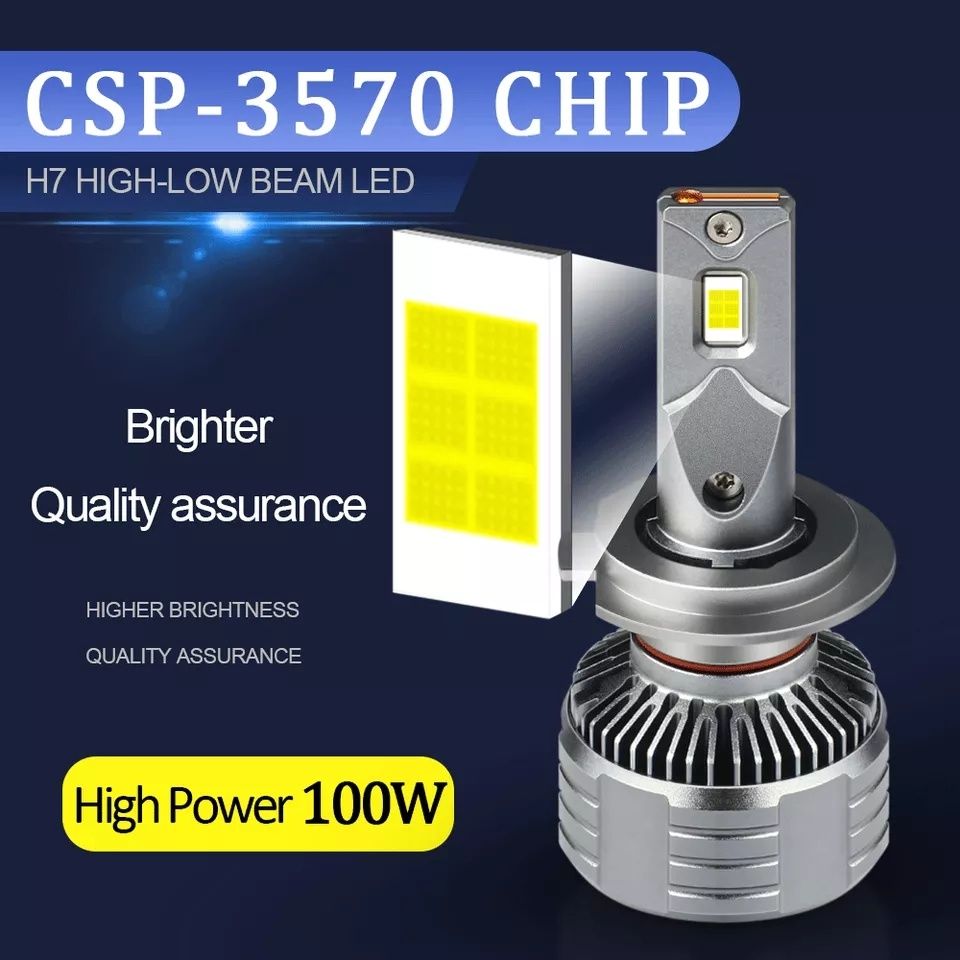 Лед крушки H1 H4 H7 *CANBUS*  + Подарък LED T10 Безплатна доставка