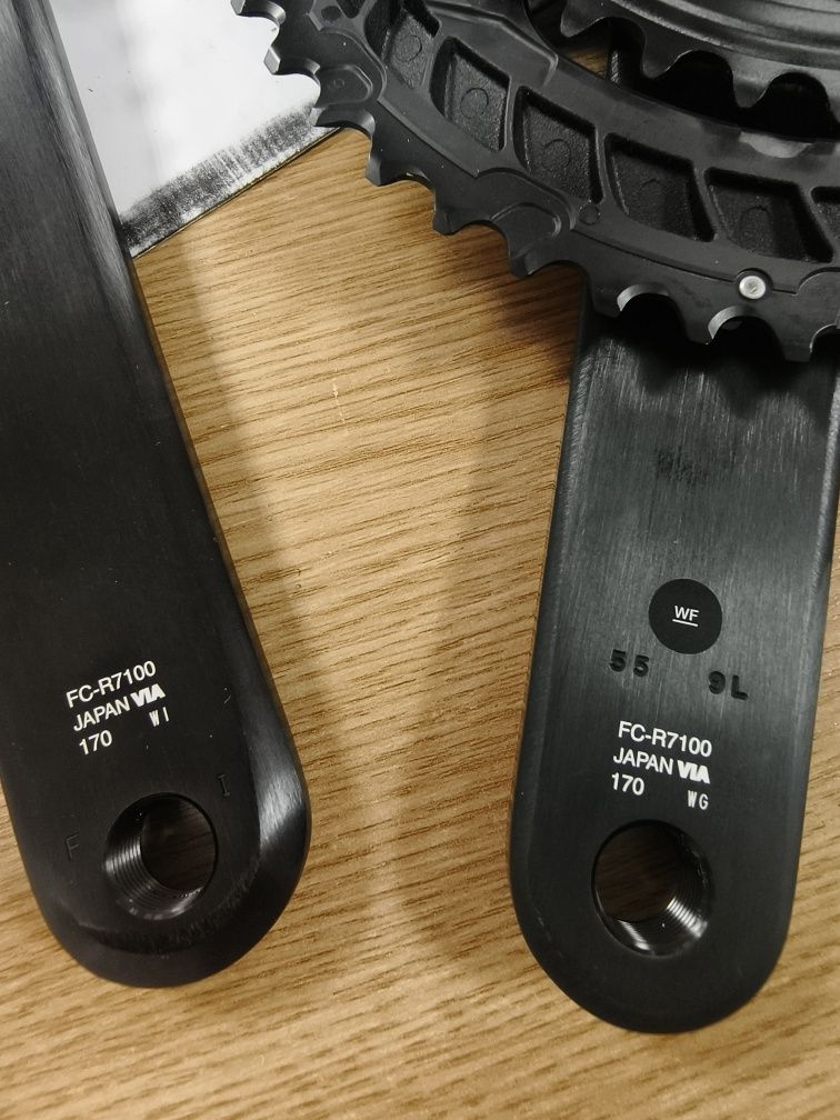 НОВИ Курбели Shimano 105 FC-R7100 50/34 170мм 10,11,12 скорости
