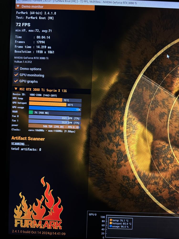 Geforce RTX 3080ti Suprim 12G