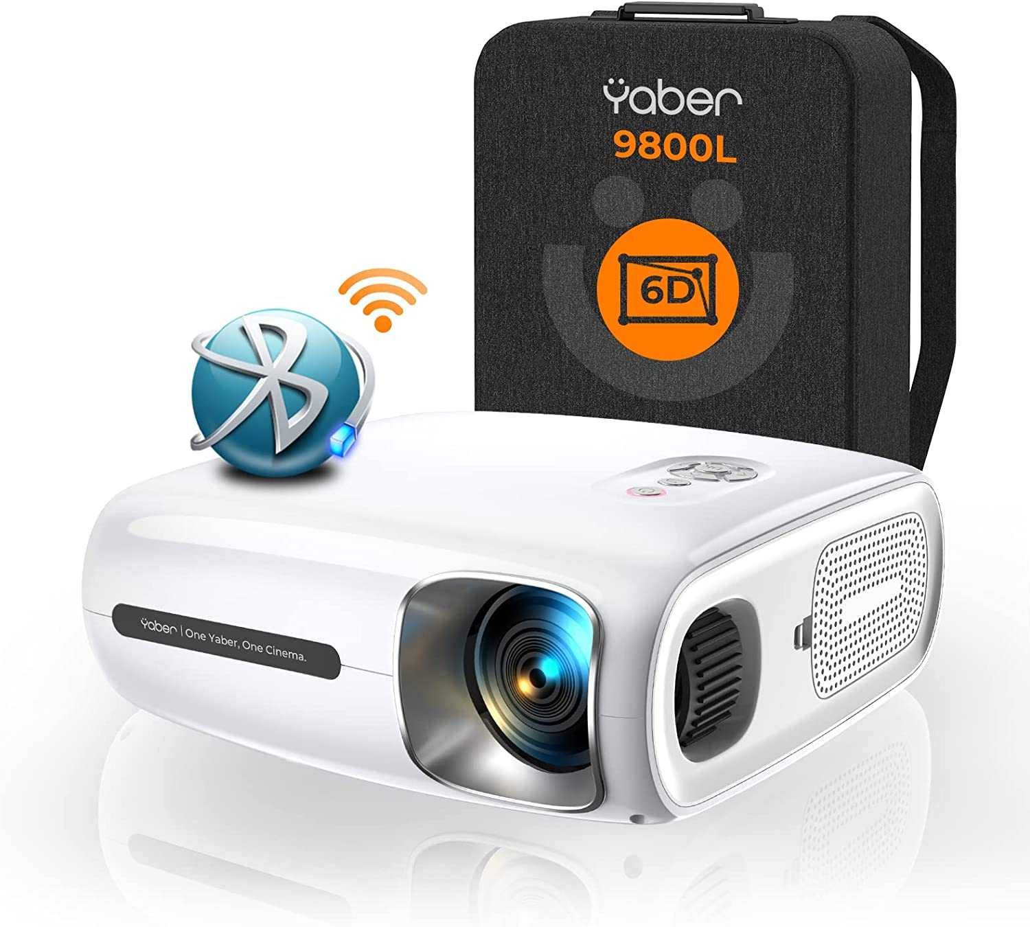 Videoproiector Yaber PRO V7, 9500 lumeni, 5G WiFi Bluetooth 4K