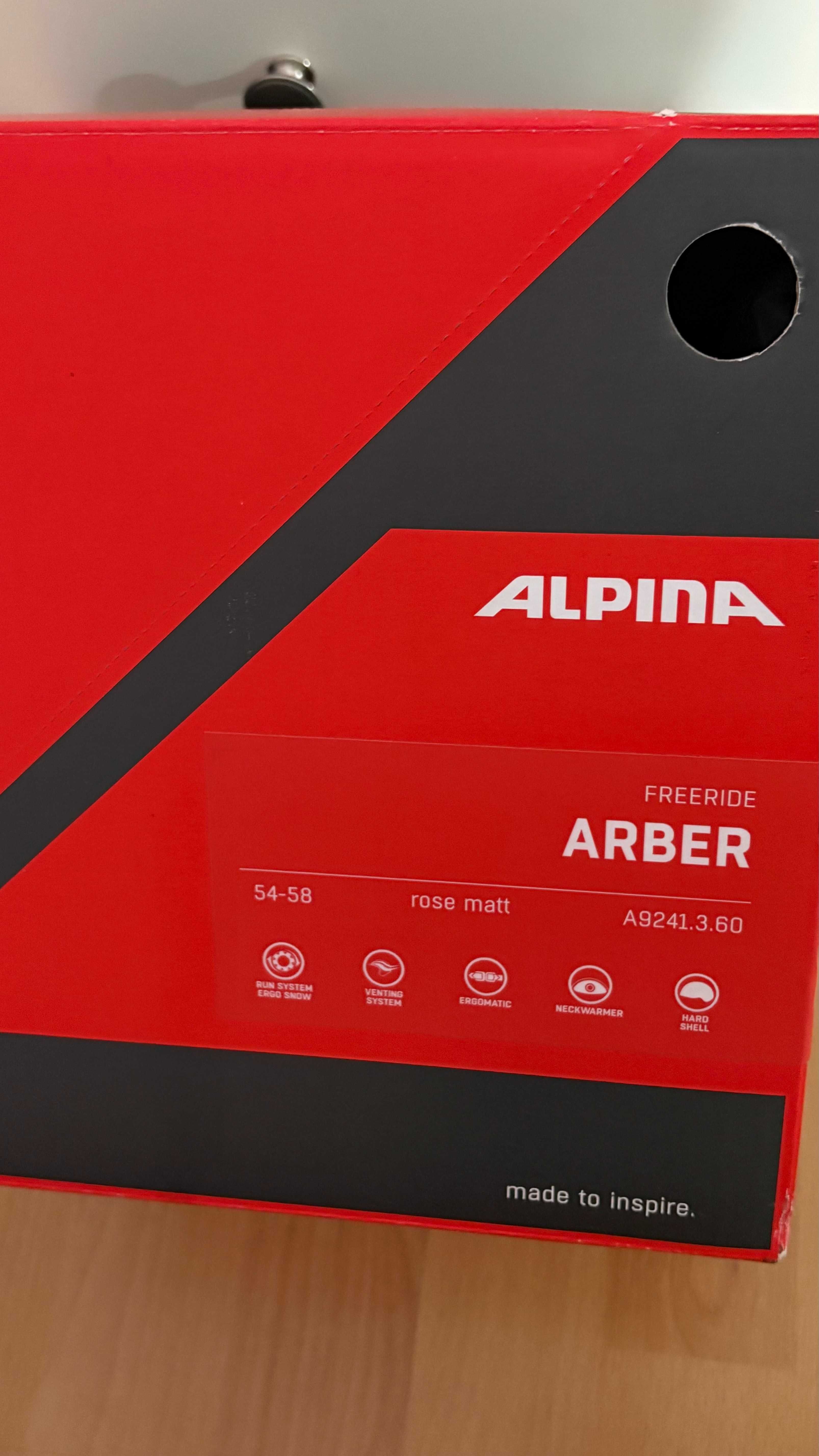 Спортна каска Алпина нова Alpina Arber 54-58