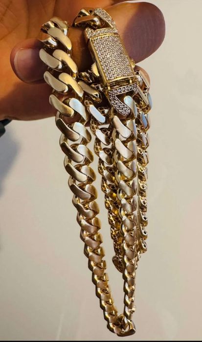 Lanț aur 14k model cuban 46,7gr