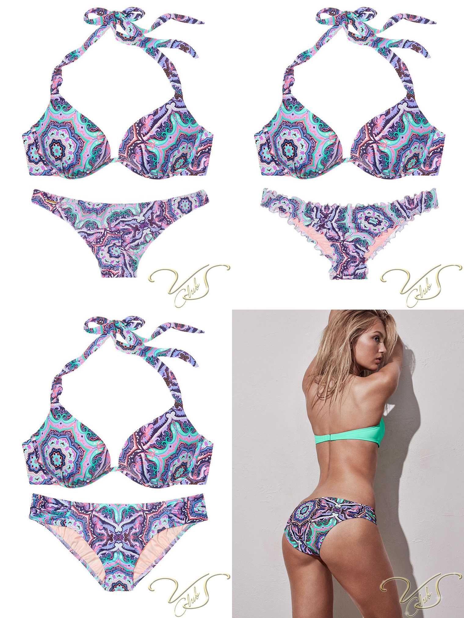 Costum Baie Push-Up VICTORIA’S SECRET Gorgeous 100% Original 70C 75B