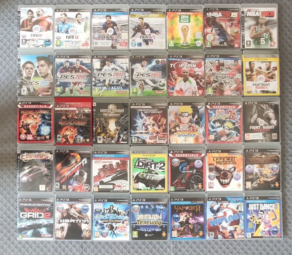 Лицензионные диски Playstation 3 пс3 игры PS3