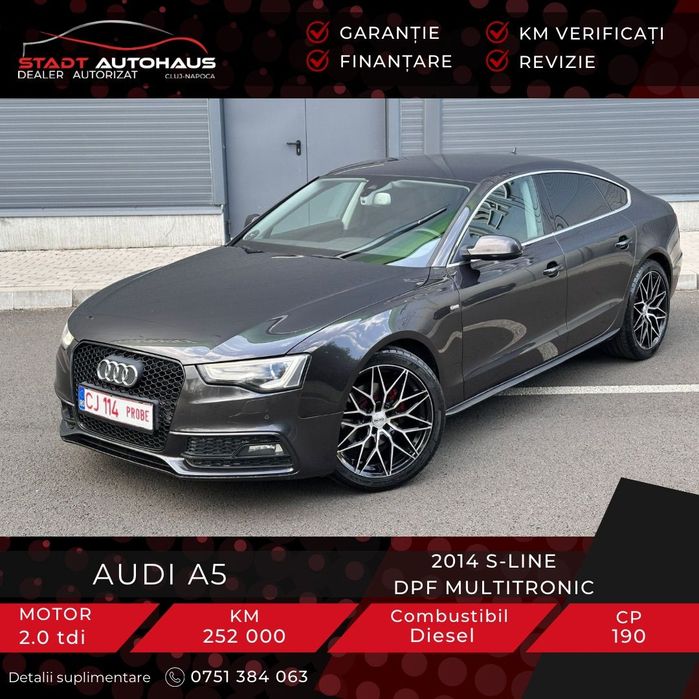 Audi A5 GARANTIE 12 luni#S Line#Euro 6#Service la zi