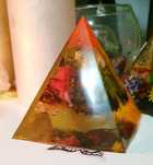 piramida  orgon 10 cm handmade
