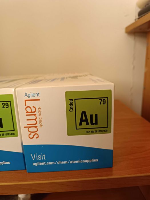 Продам новые лампы на Атомно-абсорбционный спектрометр Agilent
