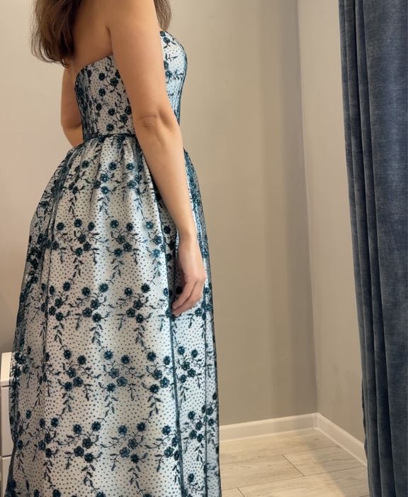 Rochie Elegantă din Tul Brodat , Model Unicat