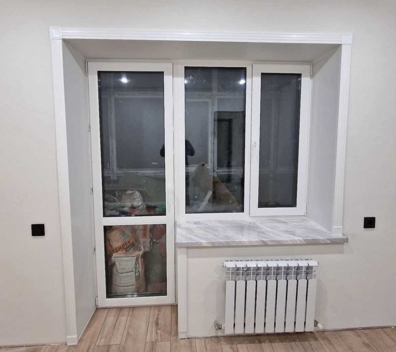 Пластиковые Окна Алюминиевые Двери Витражи Перегородки в Астане Акция