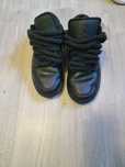 Jordan 1 all black rope laces