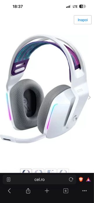 Logitech G733 Lightspeed Wireless RGB Gaming Headset